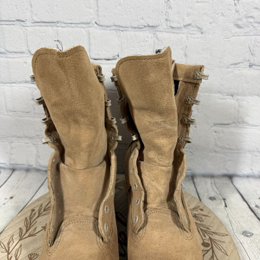 Belleville 790G Gore-Tex Vibram Military Combat Boots Tan Tactical Made USA 4.5R - Picture 14 of 15
